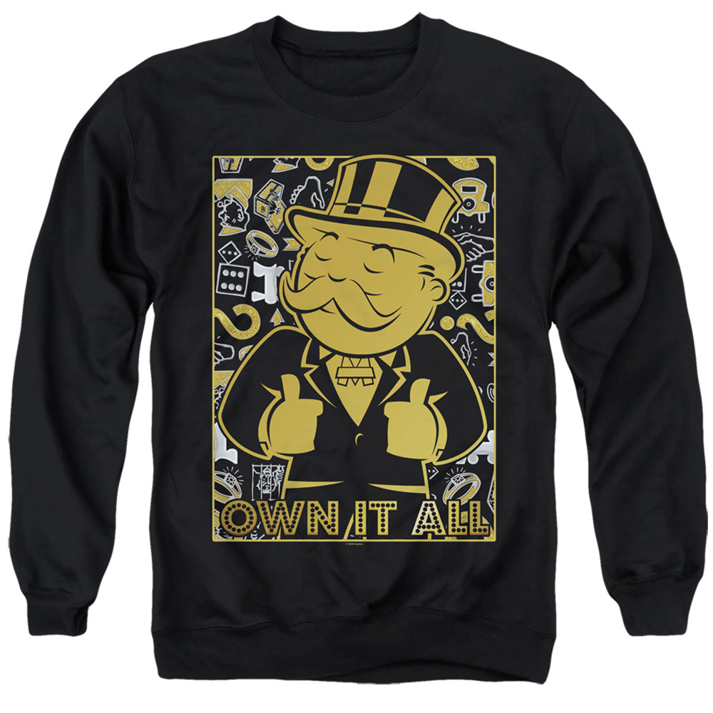 MONOPOLY : OWN ADULT CREW SWEAT Black SM