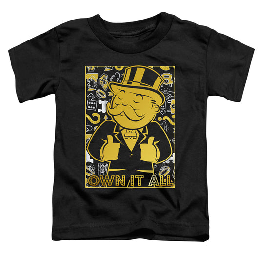 MONOPOLY : OWN S\S TODDLER TEE Black SM (2T)