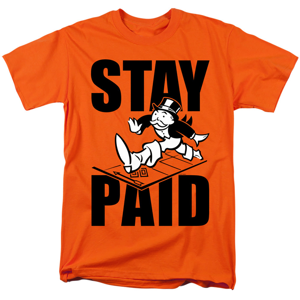 MONOPOLY : STAY PAID EVERGREEN S\S ADULT 18\1 Orange 2X