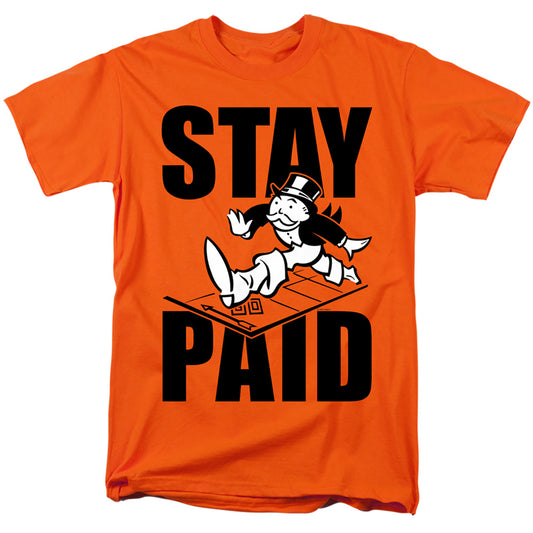 MONOPOLY : STAY PAID EVERGREEN S\S ADULT 18\1 Orange MD