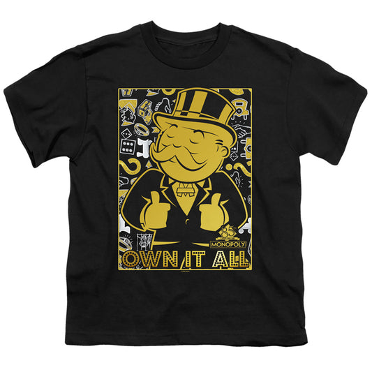 MONOPOLY : OWN S\S YOUTH 18\1 Black XL