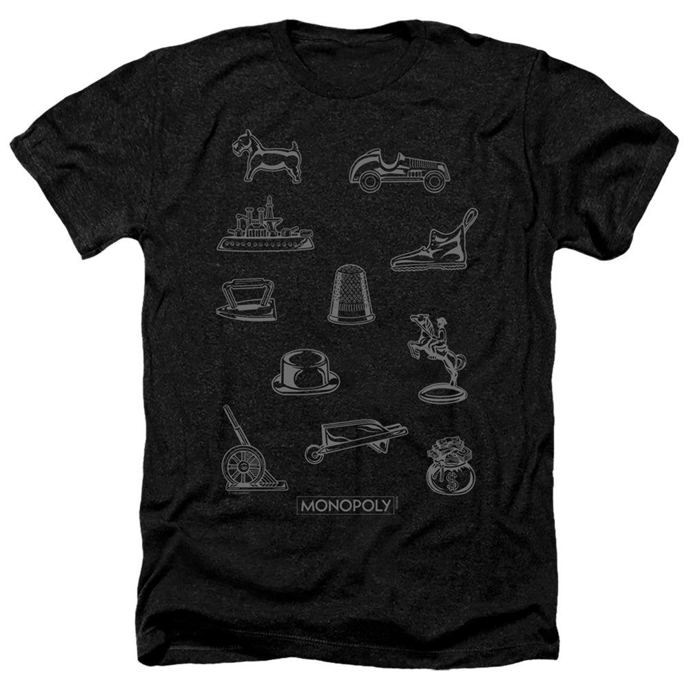 MONOPOLY : TOKEN ADULT HEATHER Black SM