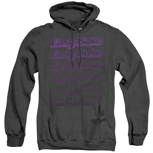 EASY BAKE OVEN FADED ADULT HEATHER HOODIE BLACK MD