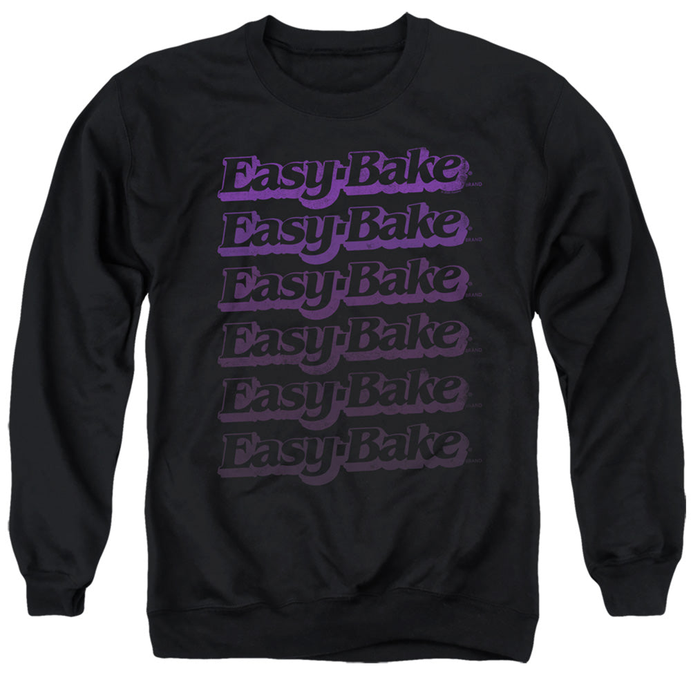 EASY BAKE OVEN FADED ADULT CREWNECK SWEATSHIRT BLACK MD