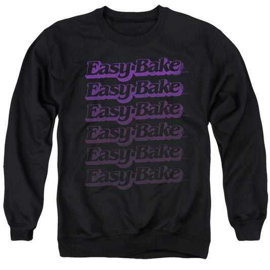 EASY BAKE OVEN FADED ADULT CREWNECK SWEATSHIRT BLACK XL