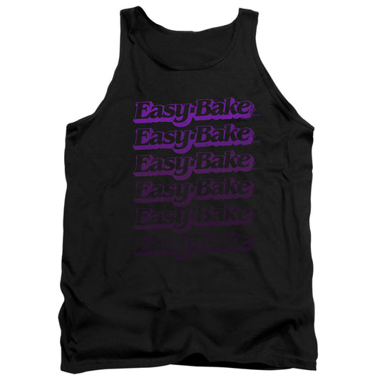 EASY BAKE OVEN FADED ADULT TANK TOP BLACK LG