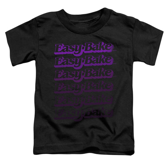 EASY BAKE OVEN FADED TODDLER SHORT SLEEVE BLACK SM (2T)