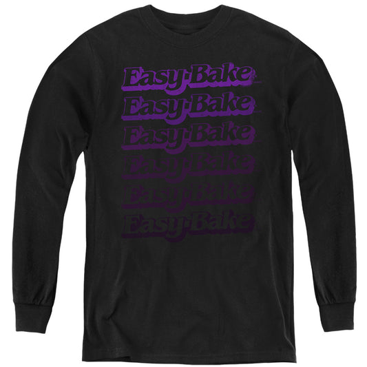 EASY BAKE OVEN FADED L S YOUTH BLACK XL