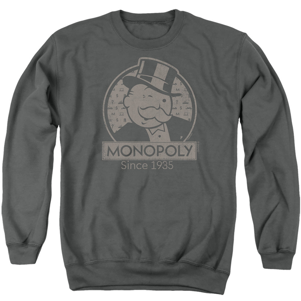 MONOPOLY : WINK ADULT CREW SWEAT Charcoal 2X