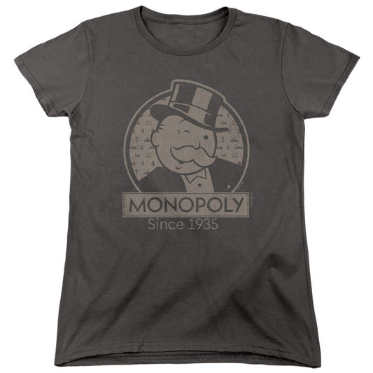 MONOPOLY : WINK WOMENS SHORT SLEEVE Charcoal XL