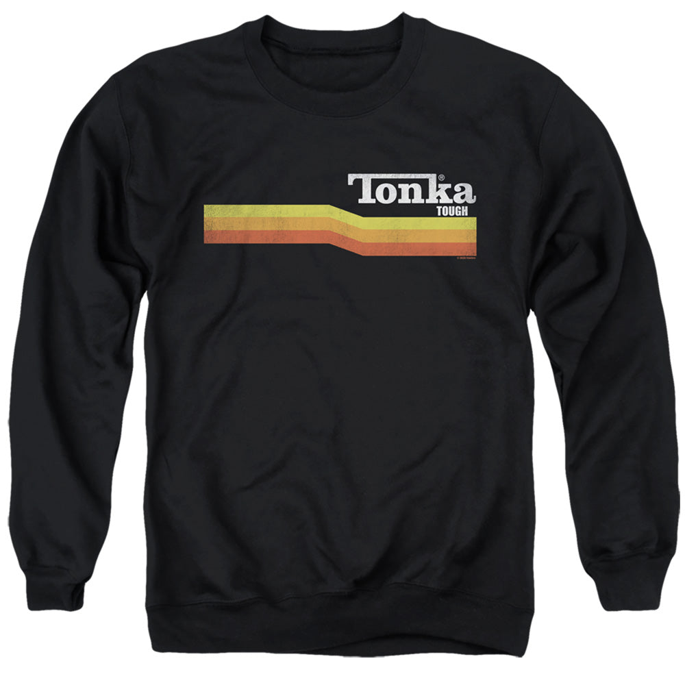 TONKA : TONKA STRIPE ADULT CREW SWEAT Black LG