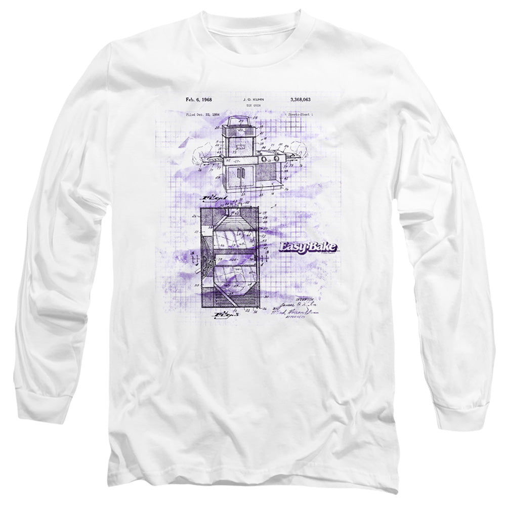 EASY BAKE OVEN EASY BAKE PATENT ADULT LONG SLEEVE WHITE SM