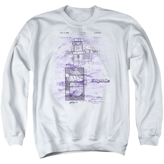 EASY BAKE OVEN EASY BAKE PATENT ADULT CREWNECK SWEATSHIRT WHITE MD