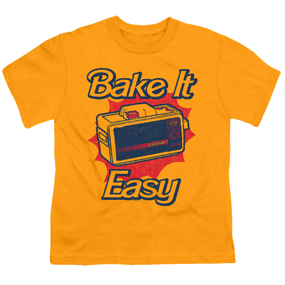 EASY BAKE OVEN BAKE IT EASY YOUTH SHORT SLEEVE GOLD SM