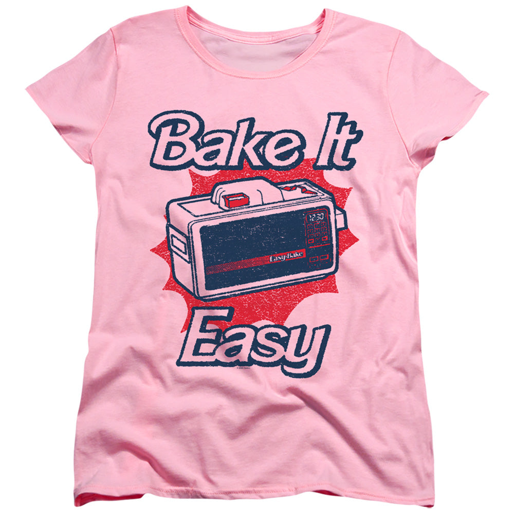 EASY BAKE OVEN BAKE IT EASY WOMEN'S SHORT SLEEVE PINK LG