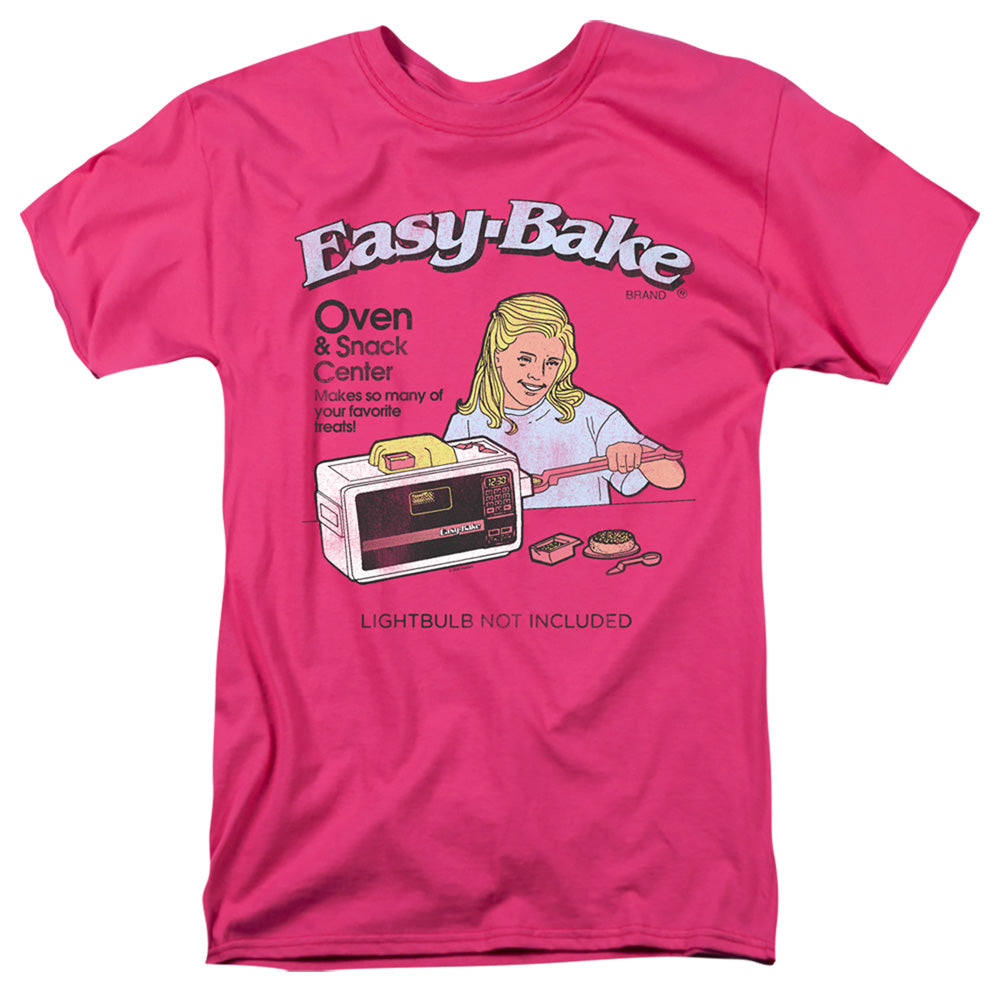 EASY BAKE OVEN LIGHTBULB NOT INCLUDED ADULT REGULAR FIT SHORT SLEEVE HOT PINK 2X