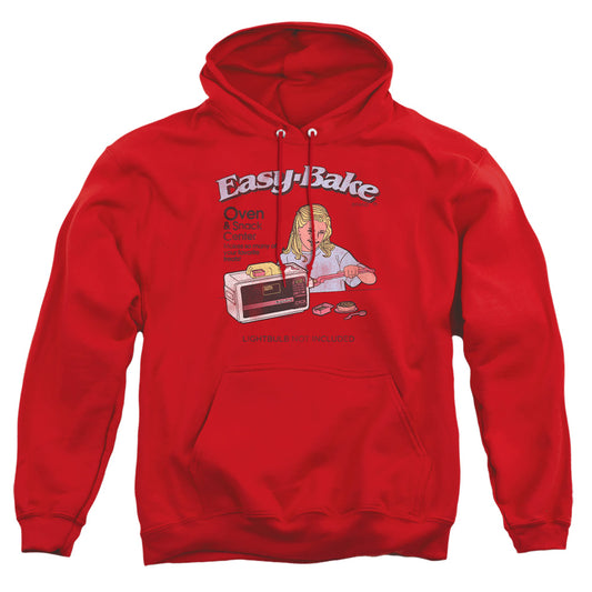 EASY BAKE OVEN LIGHTBULB NOT INCLUDED ADULT PULLOVER HOODIE RED 3X