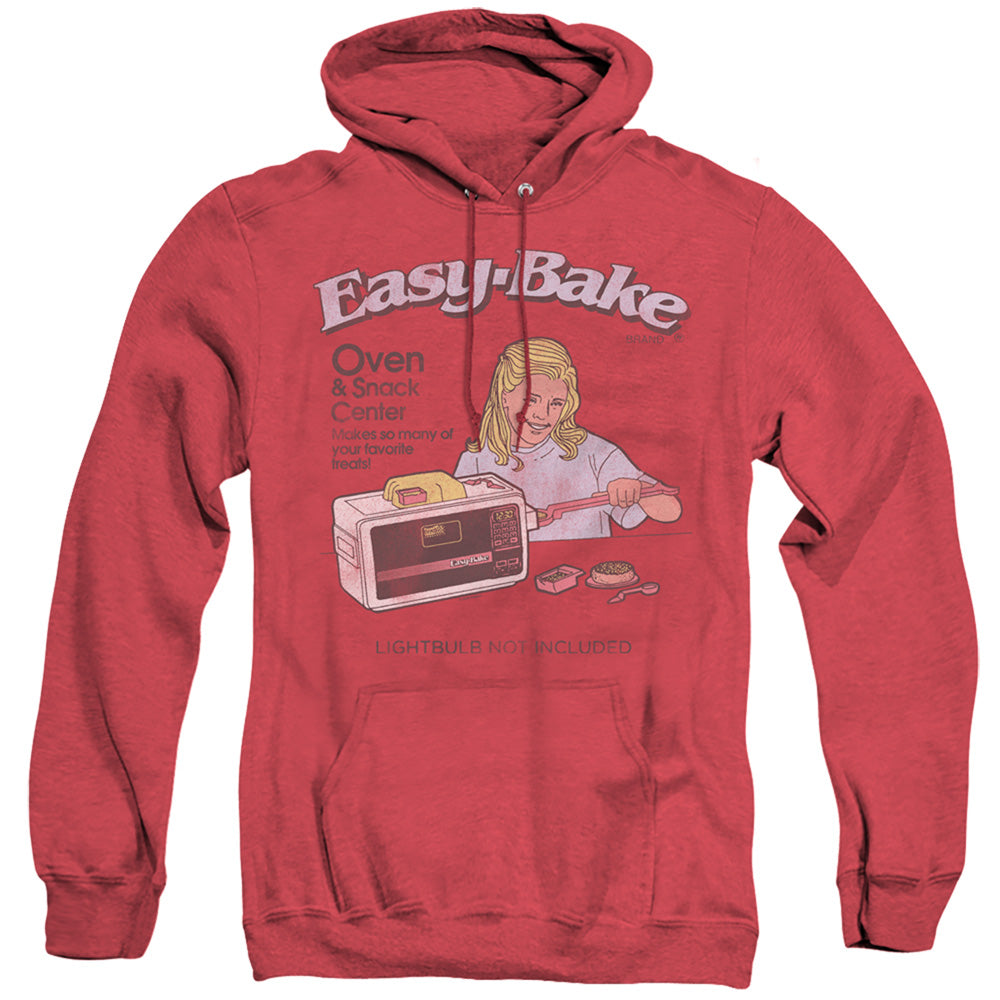 EASY BAKE OVEN LIGHTBULB NOT INCLUDED ADULT HEATHER HOODIE RED 2X