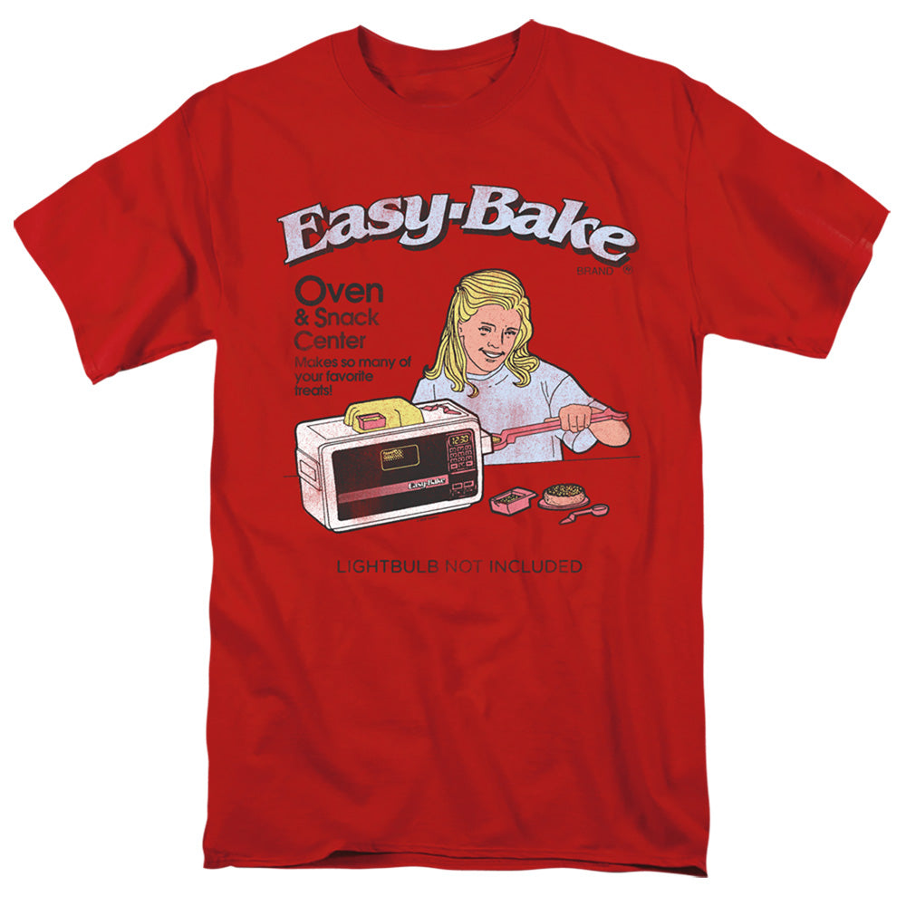 EASY BAKE OVEN LIGHTBULB NOT INCLUDED ADULT REGULAR FIT SHORT SLEEVE RED 5X