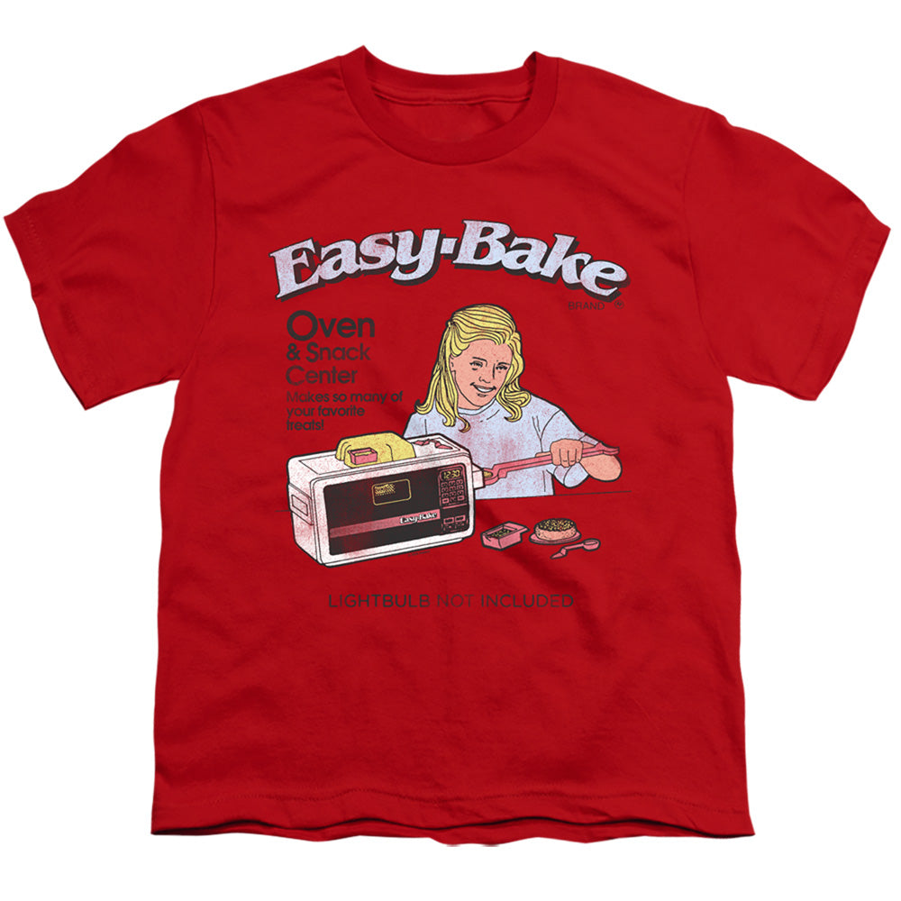 EASY BAKE OVEN LIGHTBULB NOT INCLUDED YOUTH SHORT SLEEVE RED LG