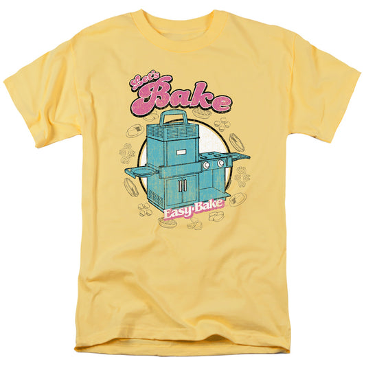 EASY BAKE OVEN LETS BAKE ADULT REGULAR FIT SHORT SLEEVE BANANA 2X