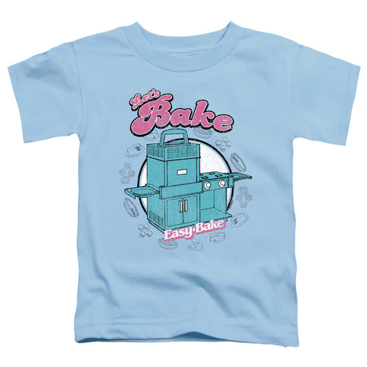 EASY BAKE OVEN LETS BAKE TODDLER SHORT SLEEVE LIGHT BLUE LG (4T)