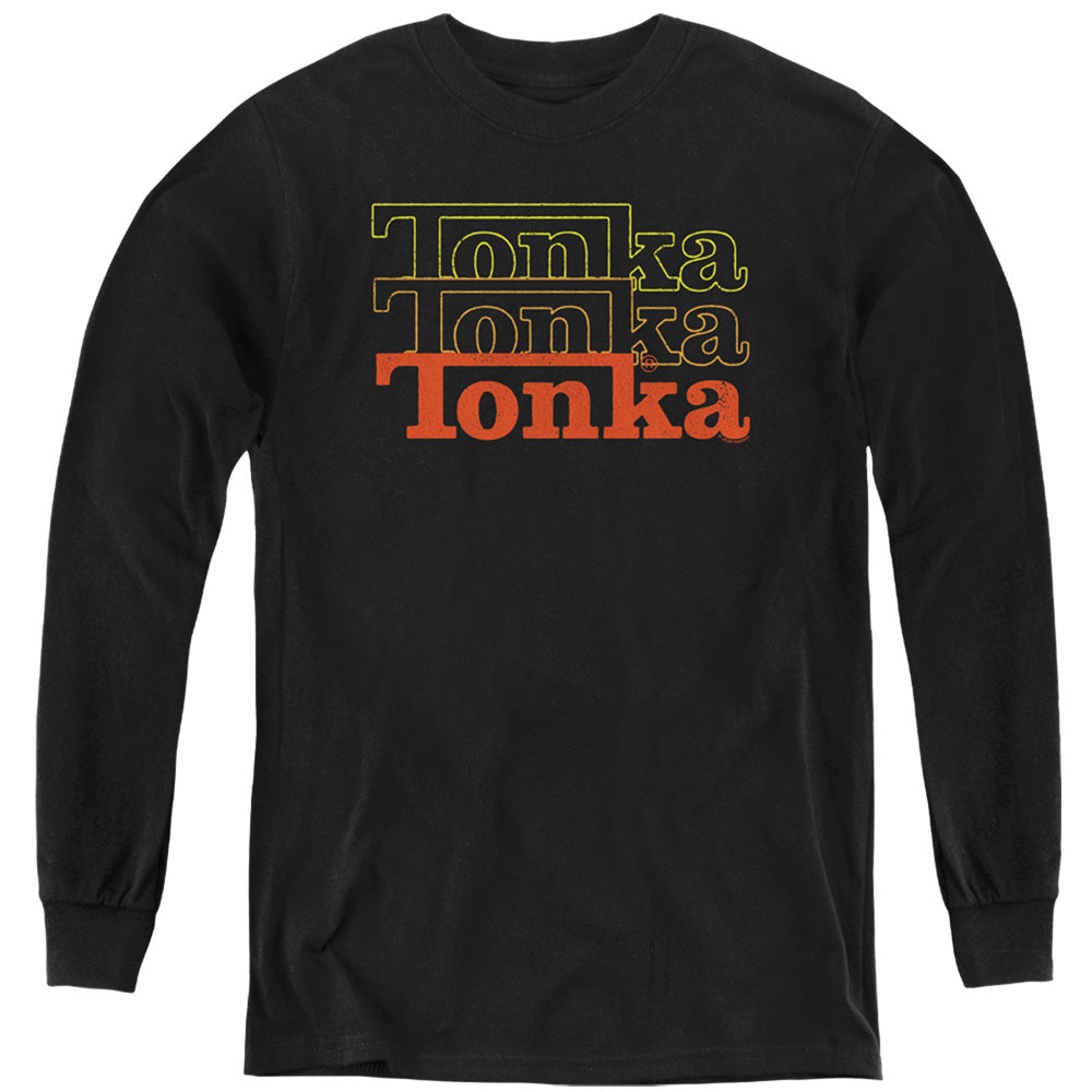 TONKA : FUZZED REPEAT L\S YOUTH Black XL