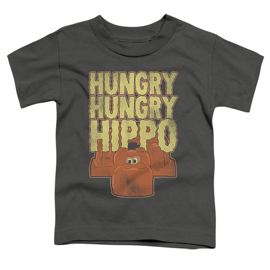 HUNGRY HUNGRY HIPPOS : HUNGRY HUNGRY HIPPO S\S TODDLER TEE Charcoal LG (4T)