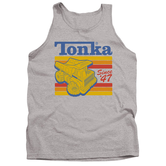 TONKA : SINCE 47 ADULT TANK Athletic Heather 2X