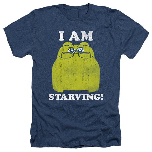 HUNGRY HUNGRY HIPPOS : I'M STARVING ADULT HEATHER Navy 2X