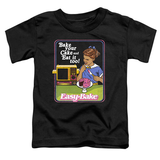 EASY BAKE OVEN BAKE YOUR CAKE TODDLER SHORT SLEEVE BLACK MD (3T)