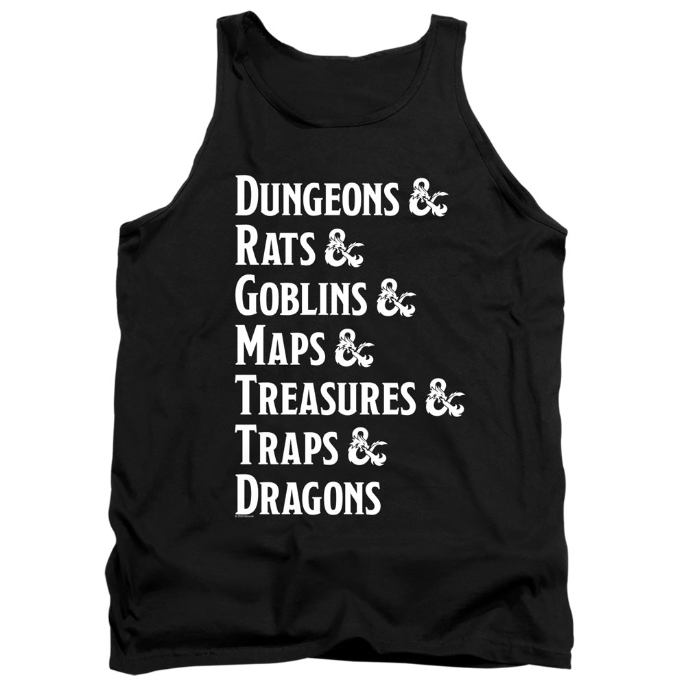 DUNGEONS AND DRAGONS DUNGEON LIST