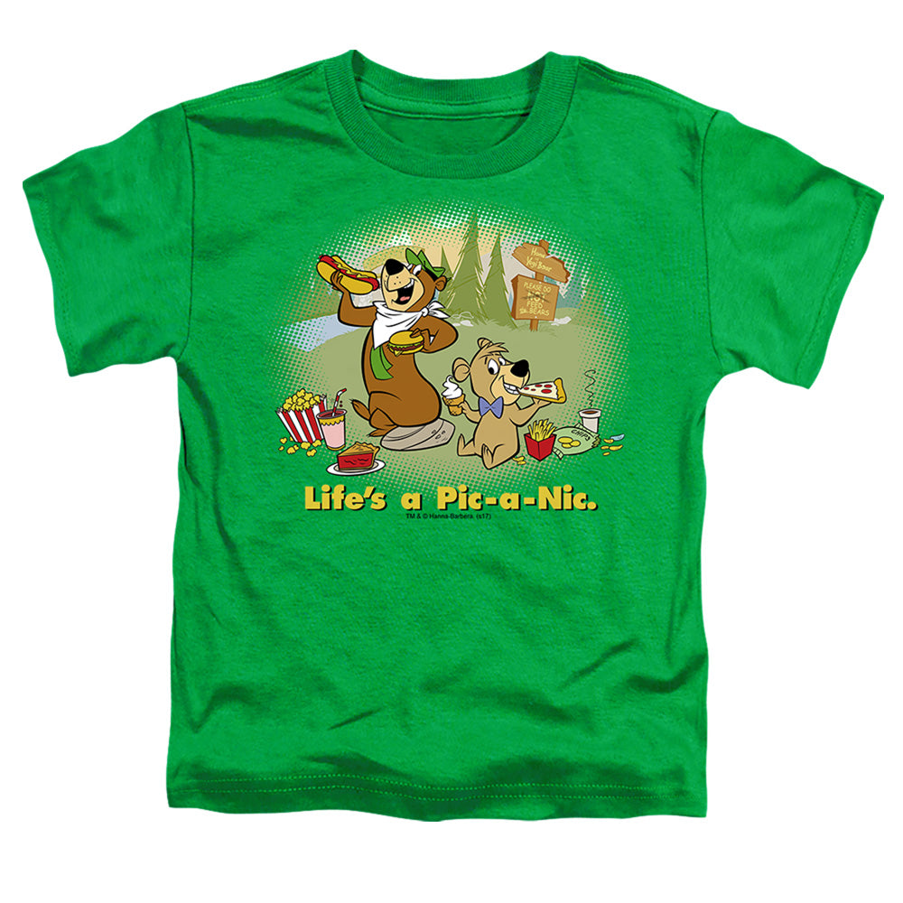 YOGI BEAR : LIFE'S A PIC S\S TODDLER TEE Kelly Green LG (4T)