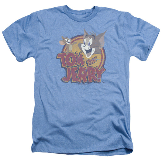 TOM AND JERRY : WATER DAMAGED ADULT HEATHER Light Blue 2X