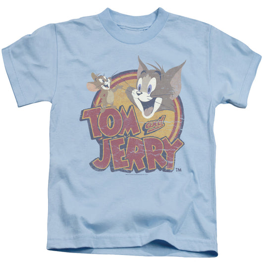 TOM AND JERRY : WATER DAMAGED S\S JUVENILE 18\1 Light Blue LG (7)