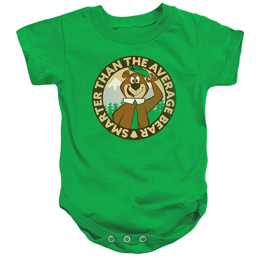 YOGI BEAR : SMARTER THAN AVERAGE INFANT SNAPSUIT Kelly Green LG (18 Mo)