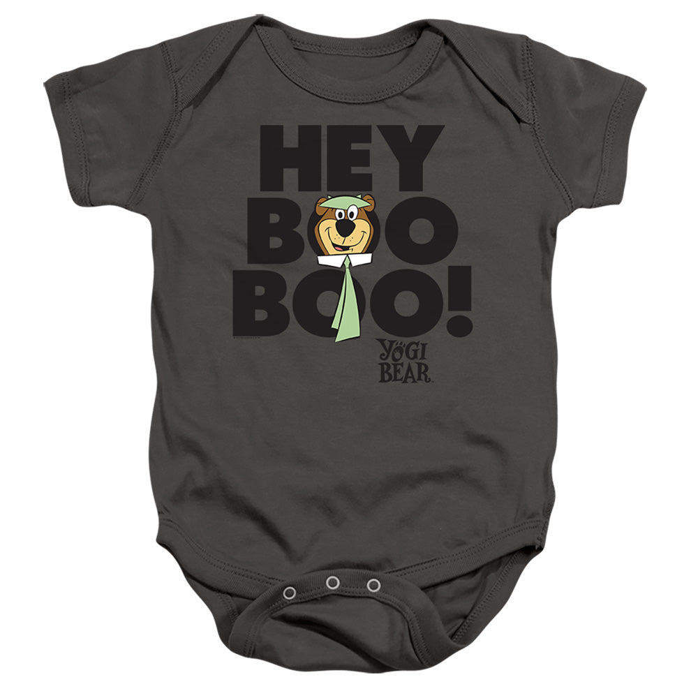 YOGI BEAR : HEY BOO BOO INFANT SNAPSUIT Charcoal MD (12 Mo)