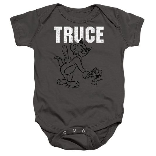 TOM AND JERRY : TRUCE INFANT SNAPSUIT Charcoal XL (24 Mo)