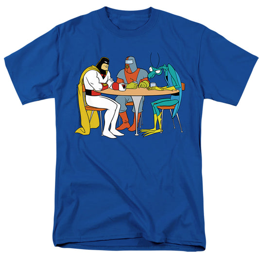 RICK AND MORTY : SPACE GHOST COAST TO COAST BRAK AND ZORAK S\S ADULT 18\1 Royal Blue 2X