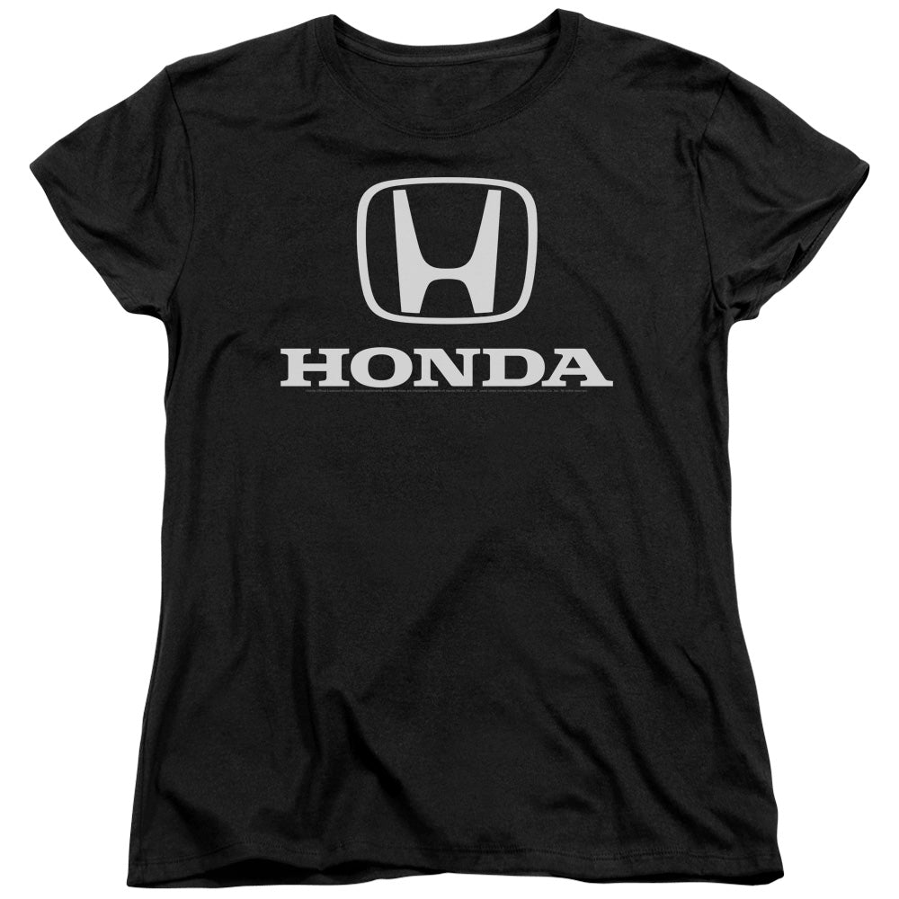 HONDA : STANDARD LOGO WOMENS SHORT SLEEVE Black 2X