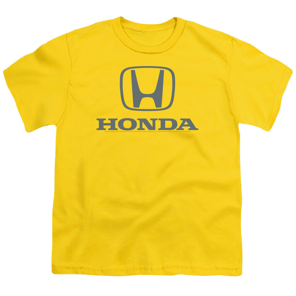 HONDA : STANDARD LOGO YOUTH SHORT SLEEVE Yellow XS