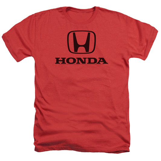 HONDA : STANDARD LOGO ADULT REGULAR FIT HEATHER SHORT SLEEVE Red 3X