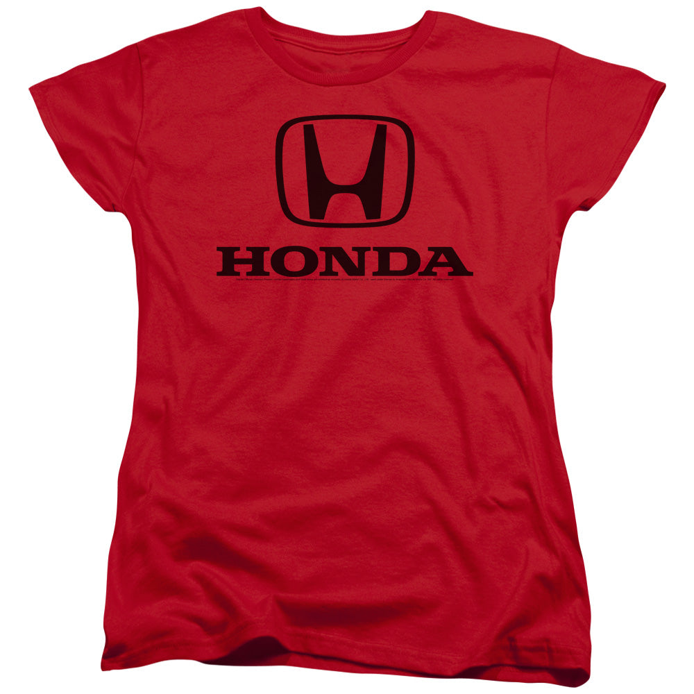 HONDA : STANDARD LOGO WOMENS SHORT SLEEVE Red 2X