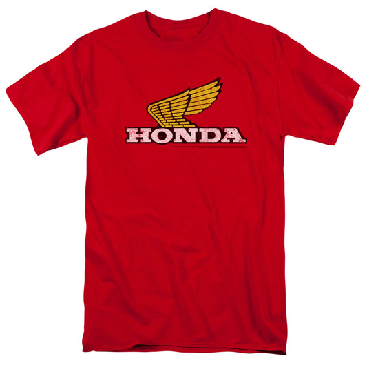 HONDA : YELLOW WING LOGO S\S ADULT 18\1 Red 5X