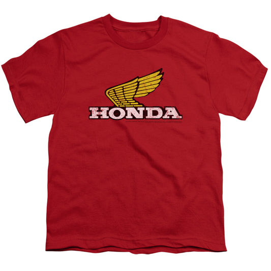 HONDA : YELLOW WING LOGO S\S YOUTH 18\1 Red LG