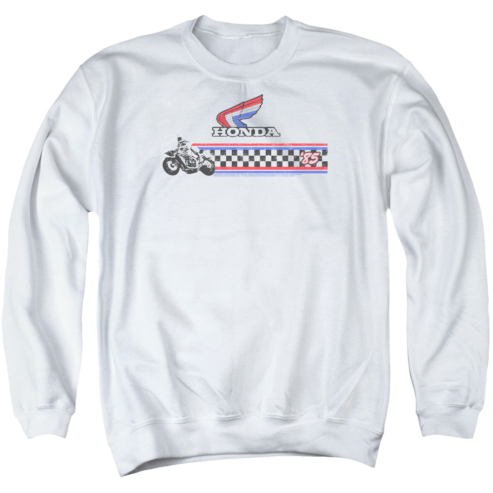 HONDA : 1985 RED WHITE BLUE ADULT CREW SWEAT White LG