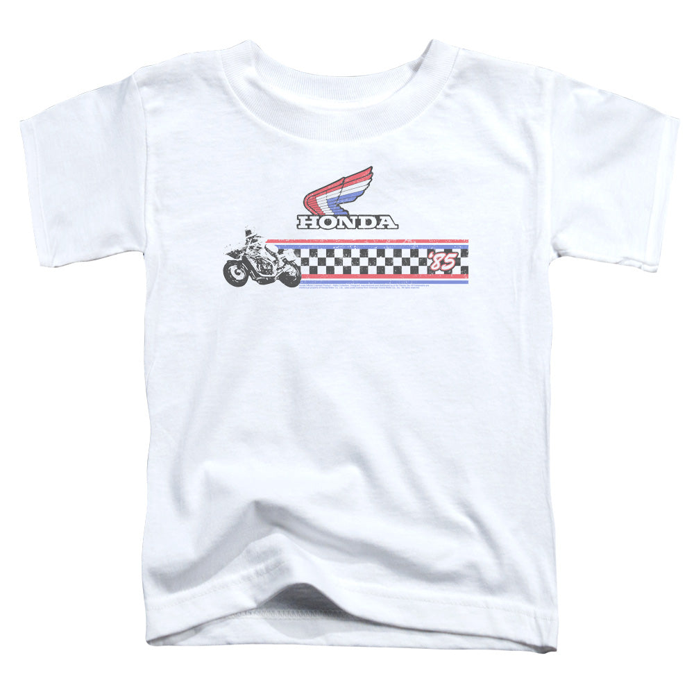 HONDA : 1985 RED WHITE BLUE S\S TODDLER TEE White LG (4T)