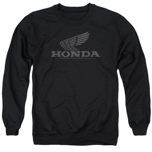 HONDA : VINTAGE WING ADULT CREW SWEAT Black 2X