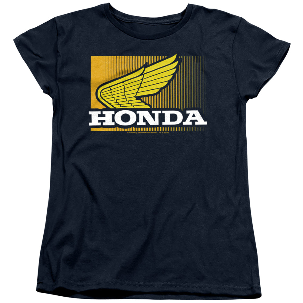 HONDA : WING GRADIENT WOMENS SHORT SLEEVE Navy 2X