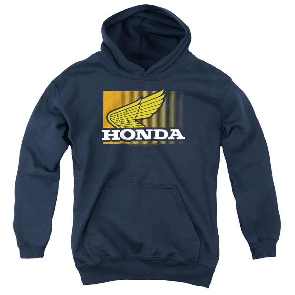 HONDA : WING GRADIENT YOUTH PULL OVER HOODIE Navy LG